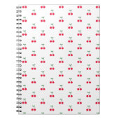 Sweet Cherry Pattern Notitieboek (Voorkant)