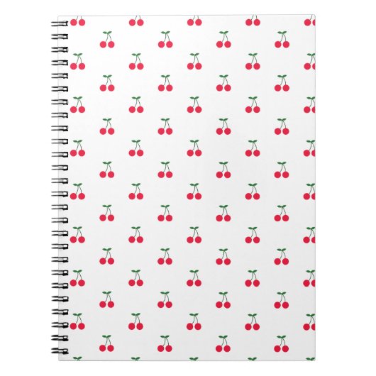 Sweet Cherry Pattern Notitieboek (Voorkant)