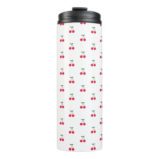 Sweet Cherry Pattern Tumbler Thermosbeker (Voorkant)