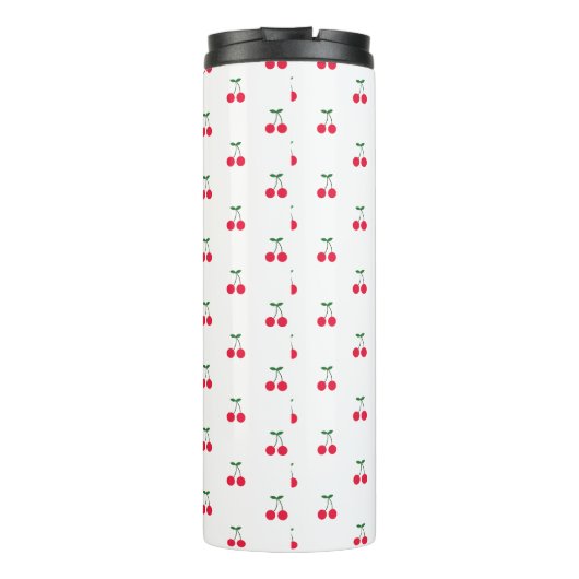 Sweet Cherry Pattern Tumbler Thermosbeker (Achterkant)