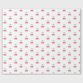 Sweet Cherry Pattern Wrapping Paper Cadeaupapier (Vlak)