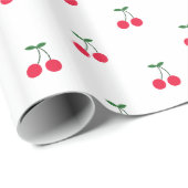 Sweet Cherry Pattern Wrapping Paper Cadeaupapier (Rol Hoek)