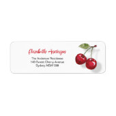 Sweet Cherry Return Label (Voorkant)