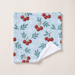 ❄️ Sweet Cherry Snowfall Collection Bad Handdoek