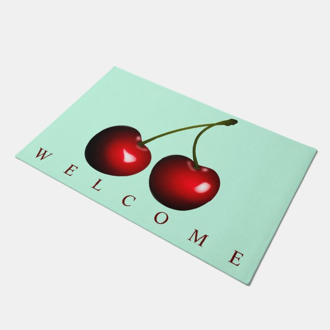 Sweet Cherry Welcome Doormat Deurmat (Schuin)