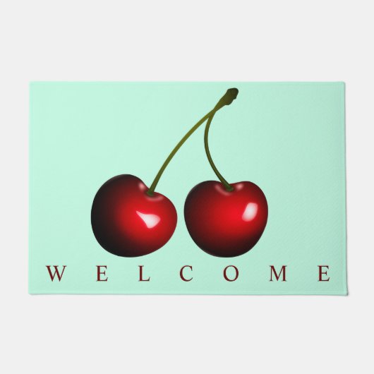 Sweet Cherry Welcome Doormat Deurmat (Voorkant)