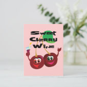 Sweet Cherry Wine Briefkaart (Staand voorkant)
