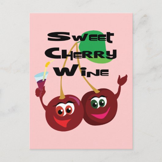 Sweet Cherry Wine Briefkaart (Voorkant)