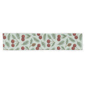 🌿 Sweet Cherry Woodland Holiday Collection Korte Tafelloper (Horizontaal)