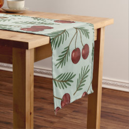 🌿 Sweet Cherry Woodland Holiday Collection Korte Tafelloper