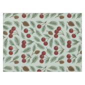 🌿 Sweet Cherry Woodland Holiday Collection Tafelkleed (Voorkant (Horizontaal))
