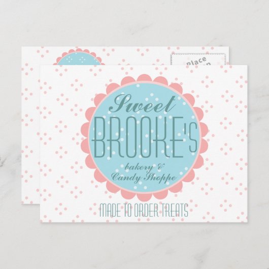 Sweet Chic Logo Briefkaart (Voorkant / Achterkant)