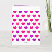 Sweet chick houdt van bericht, wenskaart feestdagen kaart (Achterkant)