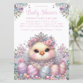 Sweet Chick Paaseieren Baby shower Kaart