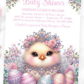 Sweet Chick Paaseieren Baby shower Kaart