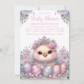 Sweet Chick Paaseieren Baby shower Kaart (Voorkant)
