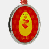 Sweet chick, siervisje metalen ornament (Rechts)