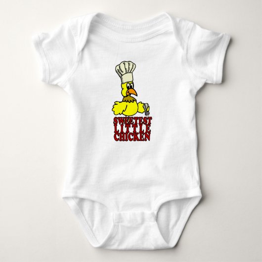Sweet Chicken BBQ Baby Romper (Voorkant)