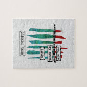 Sweet Chicken Bone Jigzaag Puzzle - Modern Abstrac Legpuzzel (Horizontaal)