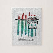 Sweet Chicken Bone Jigzaag Puzzle - Modern Abstrac Legpuzzel (Verticaal)