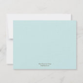 Sweet Chicks Bedankt Kaarten - Blauw (Achterkant)