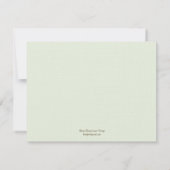 Sweet Chicks Bedankt Kaarten - Groen (Achterkant)