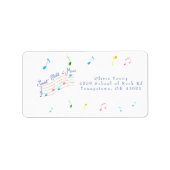 Sweet Child of Mine Musical Etiket (Voorkant)