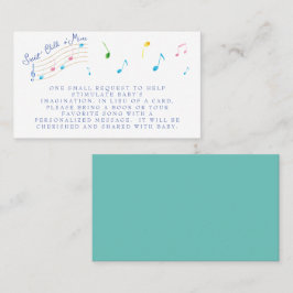 Sweet Child of Mine Muziekboeken voor Baby Visitekaartje