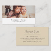 Sweet Children, Babysitter, Dagopvang, Nursery Visitekaartje (Voorkant / Achterkant)