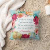 Sweet Child's Floral Goodnight Poem Kussen (Deken)