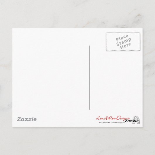 Sweet Chipmunk in een boom Apparel en Gifts Briefkaart (Achterkant)