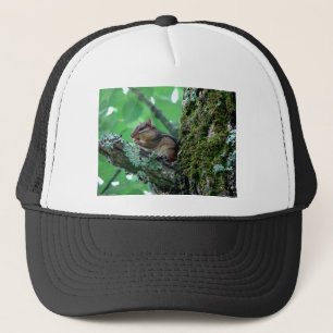 Sweet Chipmunk in een boom Apparel en Gifts Trucker Pet