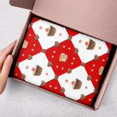 Sweet Chocolate-behandelingen Moderne kerstWaterve Tissuepapier