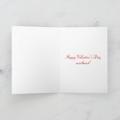 Sweet Chocolate Heart Feestdagen Kaart (Binnen)