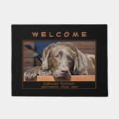 Sweet Chocolate Labrador Retriever Fotosjabloon Deurmat (Voorkant)