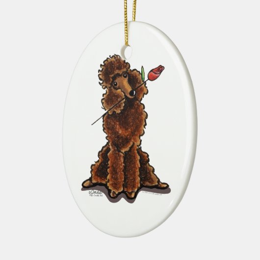 Sweet Chocolate Podle Valentijnse Keramisch Ornament (Links)