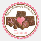Sweet Chocolates Stickers (Voorkant)