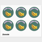 Sweet Choice Banana Stickers – Hand-Drawn Cute (Vel)