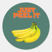 Sweet Choice Banana Stickers – Hand-Drawn Cute (Voorkant)