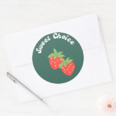 Sweet Choice Strawberry Stickers – Hand-Drawn Cute (Envelop)