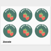 Sweet Choice Strawberry Stickers – Hand-Drawn Cute (Vel)
