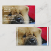 Sweet Chow Chow Visitekaartje (Voorkant / Achterkant)