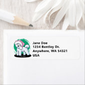 Sweet Christmas Bichon Etiket (Insitu)