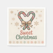 Sweet Christmas Cozy Holiday Table Decor Servet (Voorkant)