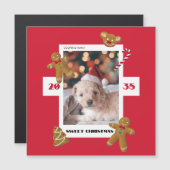 Sweet Christmas custom photo cute pet (Voorkant / Achterkant)