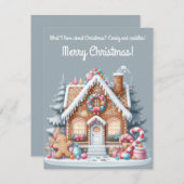 Sweet Christmas Greeting Card Kaart (Voorkant / Achterkant)