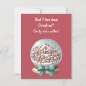 Sweet Christmas Greeting Card Kaart (Voorkant)