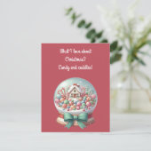 Sweet Christmas Greeting Card Kaart (Staand voorkant)