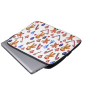 Sweet Christmas Hoesje Laptop Sleeve (Voorkant onderkant)