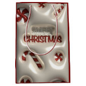 Sweet Christmas Holiday Gift Bag Medium Cadeauzakje (Voorkant)
